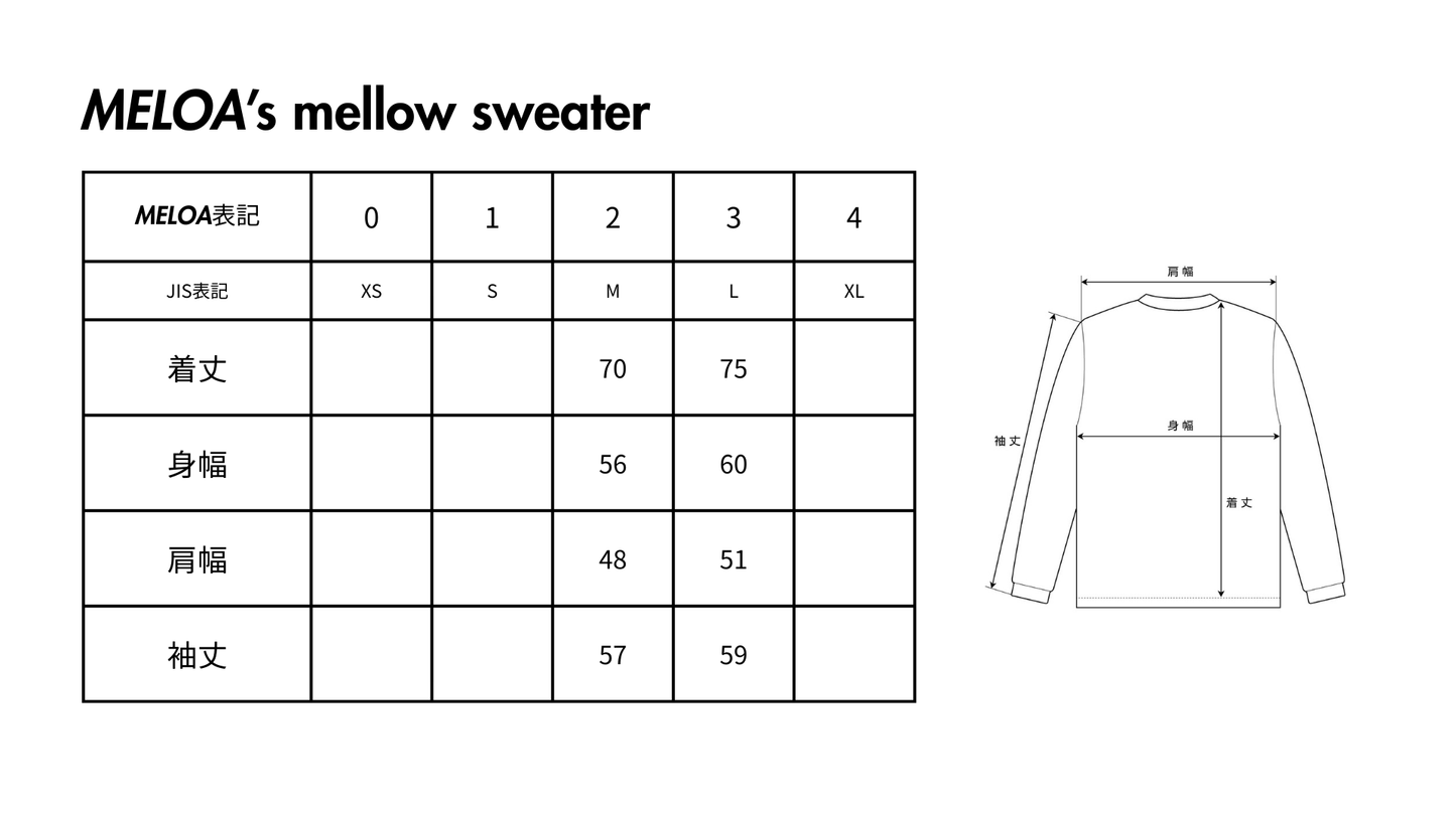 MELOA's mellow sweater